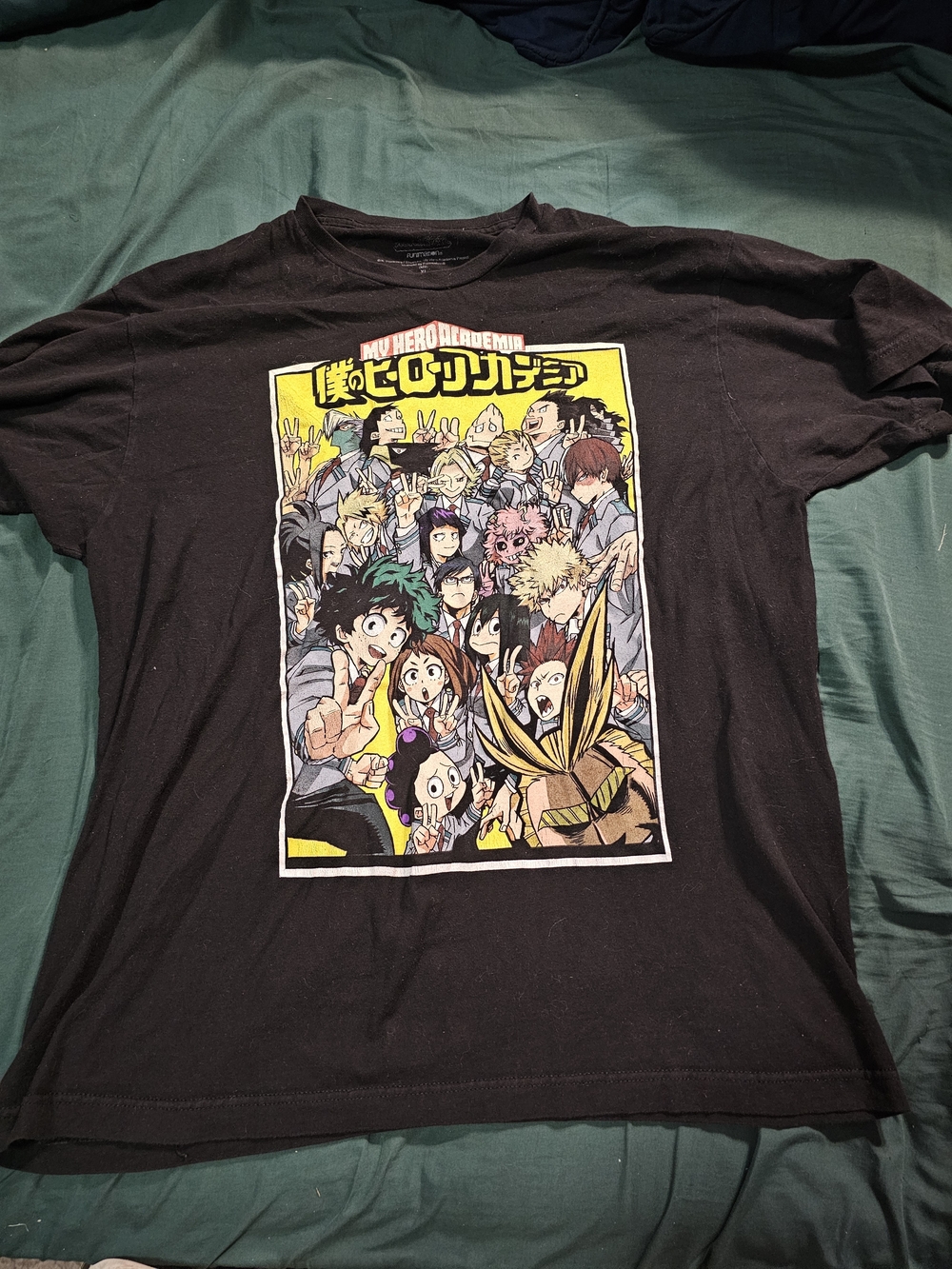 Black My Hero Academia Group Graphic Tee - Short Sleeve Men’s Shirt